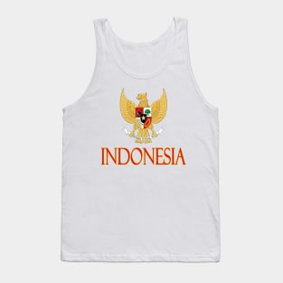 Indonesia - Indonesian National Emblem Design Tank Top